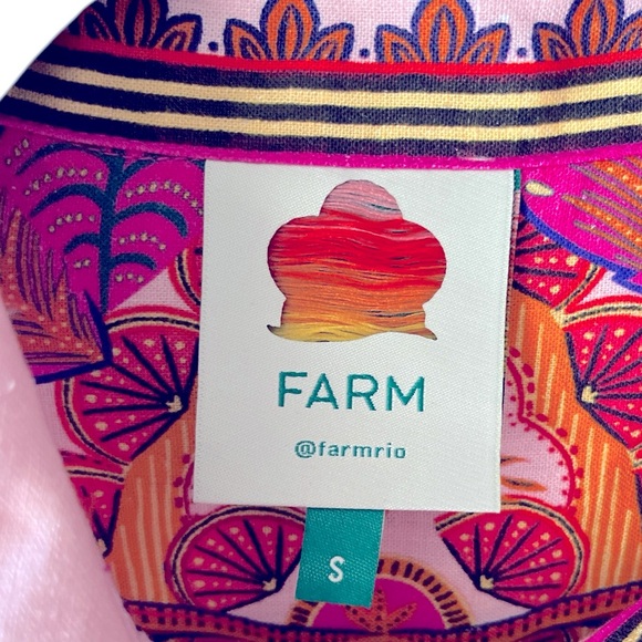 FARM Rio Multicolor Tropical Button Down Shirt - Picture 13 of 16